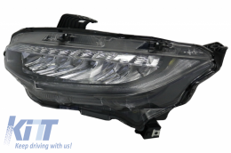 Phares Full LED pour HONDA Civic Mk10 FC FK 16+ Feux Sedan Hatchback Dynamic-image-6032461