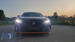 Phares Full LED pour HONDA Civic Mk10 FC FK 16+ Feux Sedan Hatchback Dynamic-image-6071831