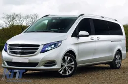 Phares Full LED pour Mercedes Classe V W447 Vito (2014-2024) - Clignotants dynamiques Noir-image-6190294