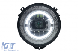 Phares Full LED pour Mercedes G W463 05-17 Chrome Facelift 2018 Look-image-6081235