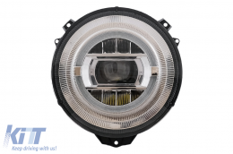 Phares Full LED pour Mercedes G W463 05-17 Chrome Facelift 2018 Look-image-6081238