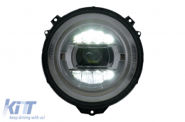 Phares Full LED pour Mercedes G W463 05-17 Chrome Facelift 2018 Look-image-6081240