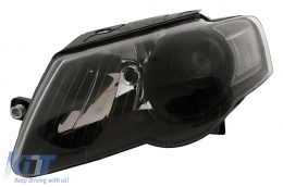 Phares halogènes pour VW Passat B6 3C 03.2005-2010 Limousine Variant Noir-image-6109053