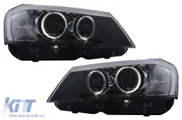 image-58-Phares LED Angel Eyes pour BMW X3 F25 SUV 2010-07.2014 Noir Headlights
