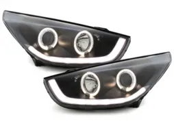 image-12-Phares LED Angel Eyes pour HYUNDAI IX35 2010-2013 Feu Noir TUBE LIGHT-