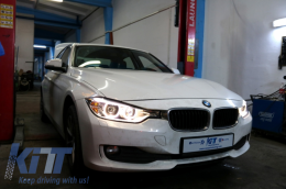 Phares LED DRL Angel Eyes pour BMW Série 3 F30 F31 2011-2015 Projecteur Feu-image-6038579
