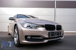 Phares LED DRL Angel Eyes pour BMW Série 3 F30 F31 2011-2015 Projecteur Feu-image-6078298