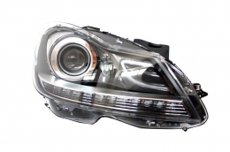 Phares LED DRL Bi-Xénon pour Mercedes Classe C W204 Facelift 11-14-image-6016560