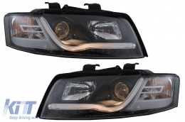 Phares LED DRL pour Audi A4 8E 2001-2004 Feux Clignotant Noir-image-6080719