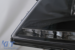 Phares LED DRL pour Opel Astra G 09.1997-02.2004 Feux Diurnes Noirs-image-6101040