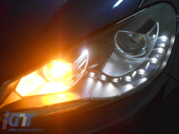 Phares LED DRL pour VW Golf 6 VI 10.2008-2012 Feux de jour Noire-image-6075162