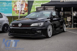 Phares LED DRL pour VW Jetta Mk6 VI 11-17 Bi-Xenon Design Dynamic Flowing-image-6027472