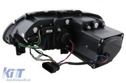 Phares LED DRL pour VW Touran 1T Caddy 03-06 feux de jour chromés-image-6105401