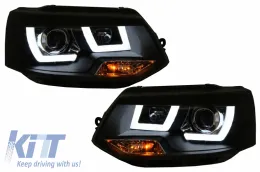 image-27-Phares LED DRL pour VW Transporter T5 Multivan Facelift 10-15 U Tube Xenon