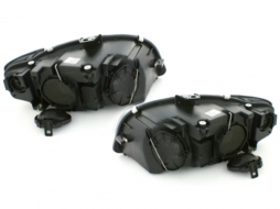Phares LED DRL Xenon Look convient pour AUDI A4 B7 2004-2008 Noir-image-59218