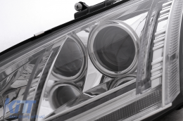 Phares LED DRL Xénon pour Audi TT 8J 2006-2010 Signal dynamique Chrome-image-6111482
