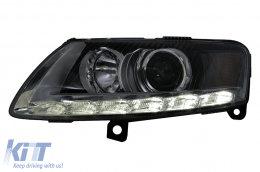 Phares LED Feux Jour pour Audi A6 4F C6 2008-2011 Facelift Design Xenon Headlights-image-6103540