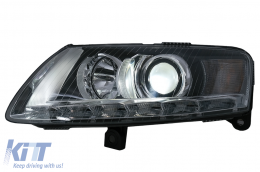 Phares LED Feux Jour pour Audi A6 4F C6 2008-2011 Facelift Design Xenon Headlights-image-6103549