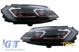 image-30-Phares LED Feux pour VW Golf 7.5 VII 17+ GTI Look Signal Dynamique Séquentiel -