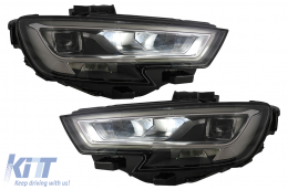 Phares LED pour Audi A3 8V Facelift 2016-2019 Mise à niveau pour Xénon Headlights-image-6082471
