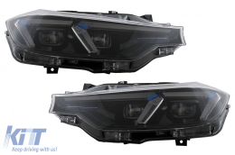 Phares LED pour BMW 3 F30 F31 11-05.15 Upgrade G20 2024 Design pour Halogène-image-6105692