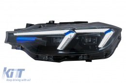 Phares LED pour BMW 3 F30 F31 11-05.15 Upgrade G20 2024 Design pour Halogène-image-6105700