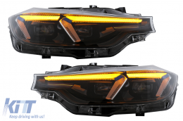 Phares LED pour BMW 3 F30 F31 Sedan Touring Upgrade G20 2024 Design pour le Xénon-image-6105718