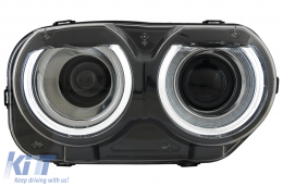Phares LED pour Dodge Challenger 2015-2023 Noir pour Halogène Headlights-image-6110353