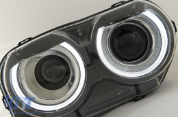 Phares LED pour Dodge Challenger 2015-2023 Noir pour Halogène Headlights-image-6110354