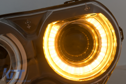 Phares LED pour Dodge Challenger 2015-2023 Noir pour Halogène Headlights-image-6110357