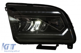 Phares LED pour Ford Mustang V Pre-Facelift 2005-2009 Feux Virage Dynamiques Headlights-image-6107200