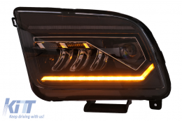 Phares LED pour Ford Mustang V Pre-Facelift 2005-2009 Feux Virage Dynamiques Headlights-image-6107202