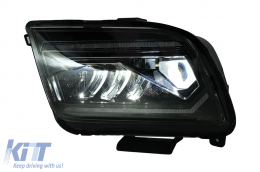 Phares LED pour Ford Mustang V Pre-Facelift 2005-2009 Feux Virage Dynamiques Headlights-image-6107205