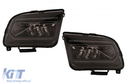 Phares LED pour Ford Mustang V Pre-Facelift 2005-2009 Feux Virage Dynamiques Headlights-image-6107209