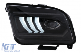 Phares LED pour Ford Mustang V Pre-Facelift 2005-2009 Feux Virage Dynamiques Headlights-image-6107216