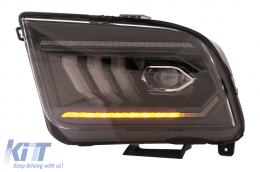 Phares LED pour Ford Mustang V Pre-Facelift 2005-2009 Feux Virage Dynamiques Headlights-image-6107223