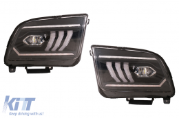 Phares LED pour Ford Mustang V Pre-Facelift 2005-2009 Feux Virage Dynamiques Headlights-image-6107225