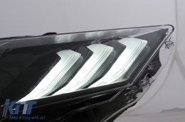 Phares LED pour Ford Mustang VI Facelift 18-2023 Noir Clignotant Dynamique RGB DRL-image-6107454