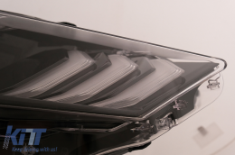 Phares LED pour Ford Mustang VI Facelift 18-2023 Noir Clignotant Dynamique RGB DRL-image-6107461