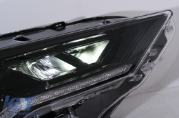 Phares LED pour Ford Mustang VI Facelift 2018-2023 Noir Double Projecteur Dynamique-image-6107442