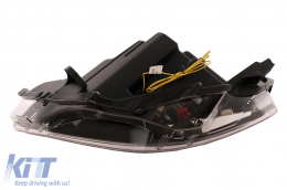 Phares LED pour Ford Mustang VI Facelift 2018-2023 Noir Double Projecteur Dynamique-image-6107451