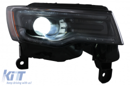 Phares LED pour Jeep Grand Cherokee IV WK2 Facelift 2014-2020 Feux Clignotant Dynamiques-image-6110614