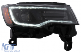Phares LED pour Jeep Grand Cherokee IV WK2 Facelift 2014-2020 Feux Clignotant Dynamiques-image-6110617