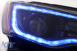 Phares LED pour Jeep Grand Cherokee IV WK2 Facelift 2014-2020 Feux Clignotant Dynamiques-image-6110624