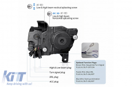 Phares LED pour Jeep Grand Cherokee IV WK2 2011-2013 Feux Clignotant Dynamiques-image-6110743