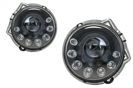 image-29-Phares LED pour Mercedes Classe G W463 89-12 Bi-Xenon Design Noir