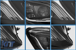 Phares LED pour Mercedes Classe S W222 2013-2017 Facelift Look Dynamic Signal-image-6103515