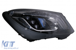 Phares LED pour Mercedes Classe S W222 2013-2017 Facelift Look Dynamic Signal-image-6103734