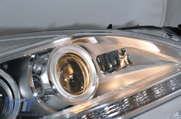 Phares LED pour Mercedes S W221 2005-2009 Facelift Look Dynamique Tournant Lumières-image-6081115