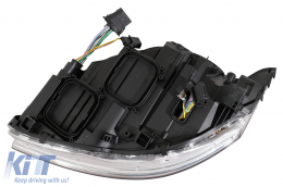 Phares LED pour Mercedes S W221 2005-2009 Facelift Look Dynamique Tournant Lumières-image-6081125